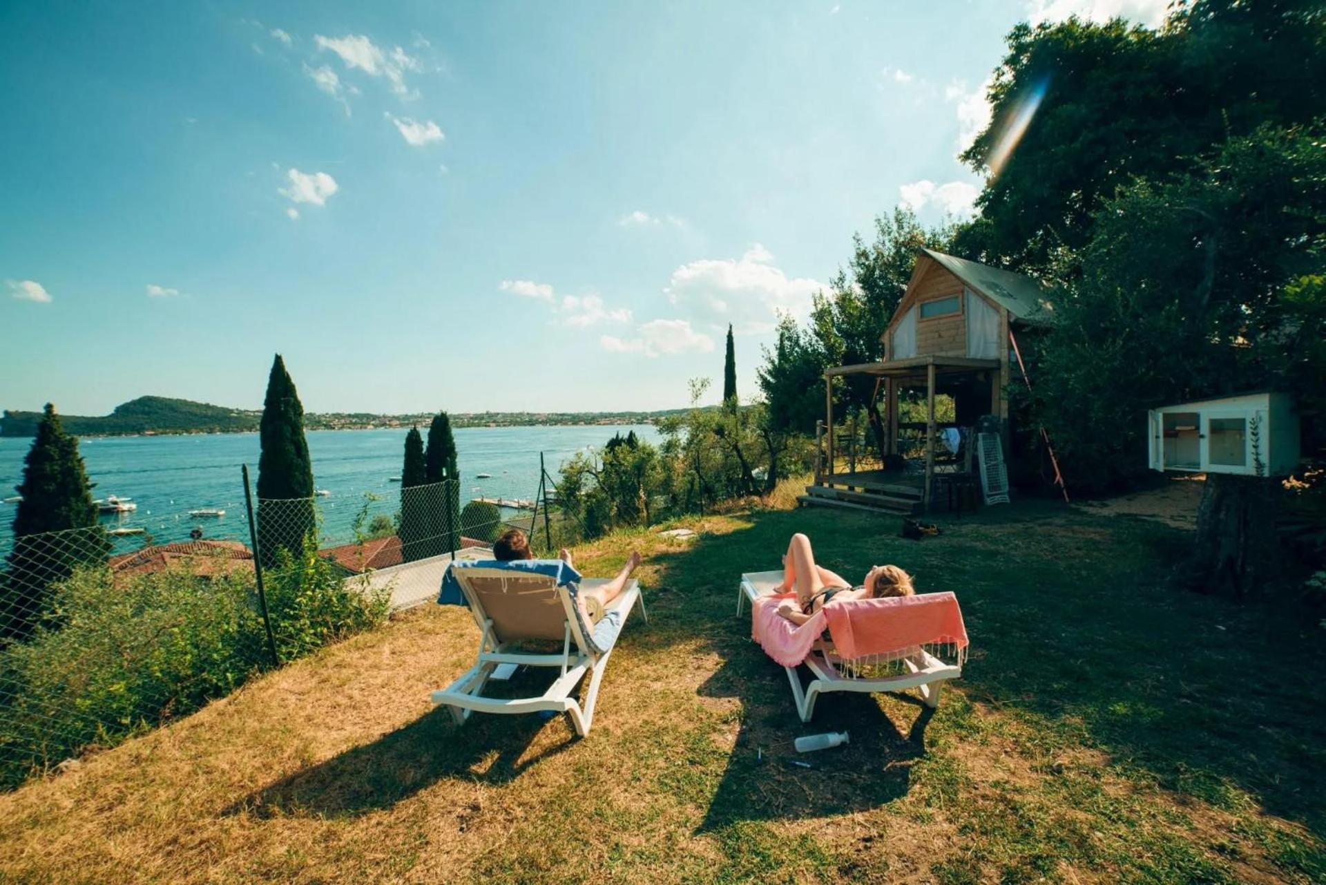 Vacanze Glamping Boutique San Felice del Benaco Dış mekan fotoğraf